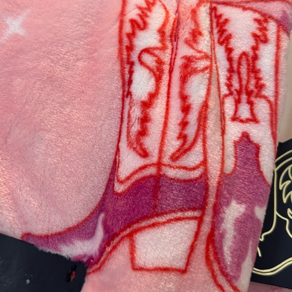 Rachel Roy Cowboy Disco Throw Cowboy Boots, Cowboy Hats, Disco Balls HTF - Picture 7 of 8